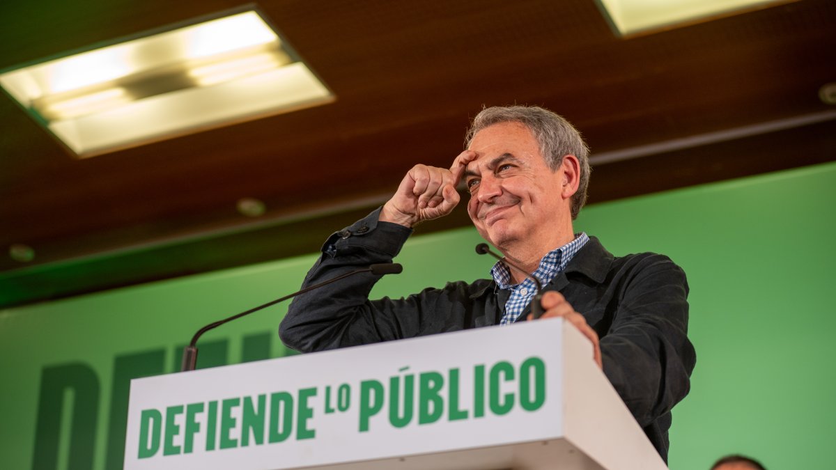 El expresidente del Gobierno, José Luis Rodríguez Zapatero