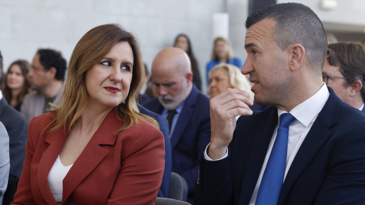 La alcaldesa de València, María José Catalá, y el presidente de la Diputación de Valencia, Vicent Mompó
