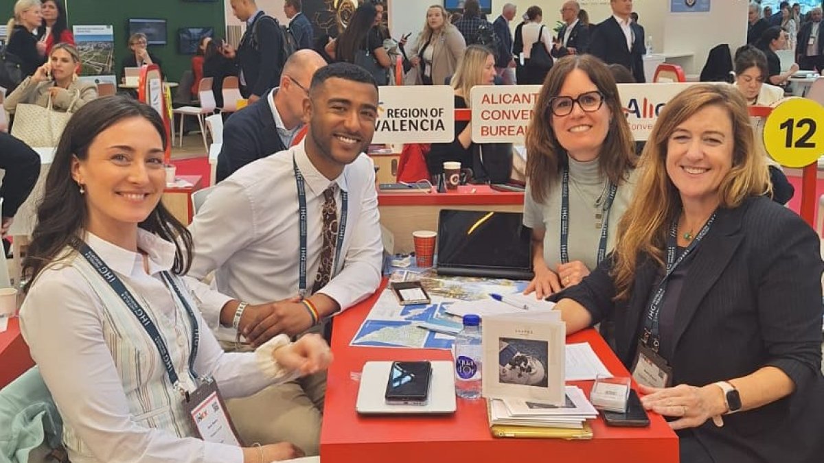 Presencia de los representantes de Alicante en el encuentro IMEX Frankfurt.