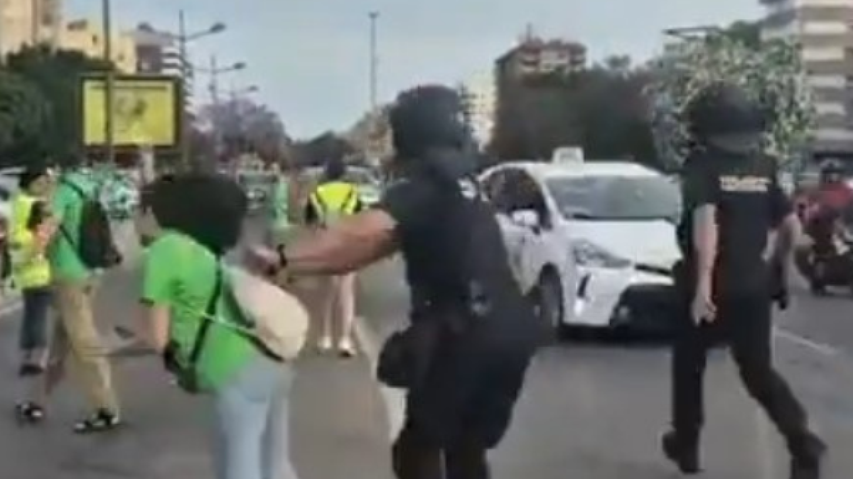 Captura del vídeo de la agresión