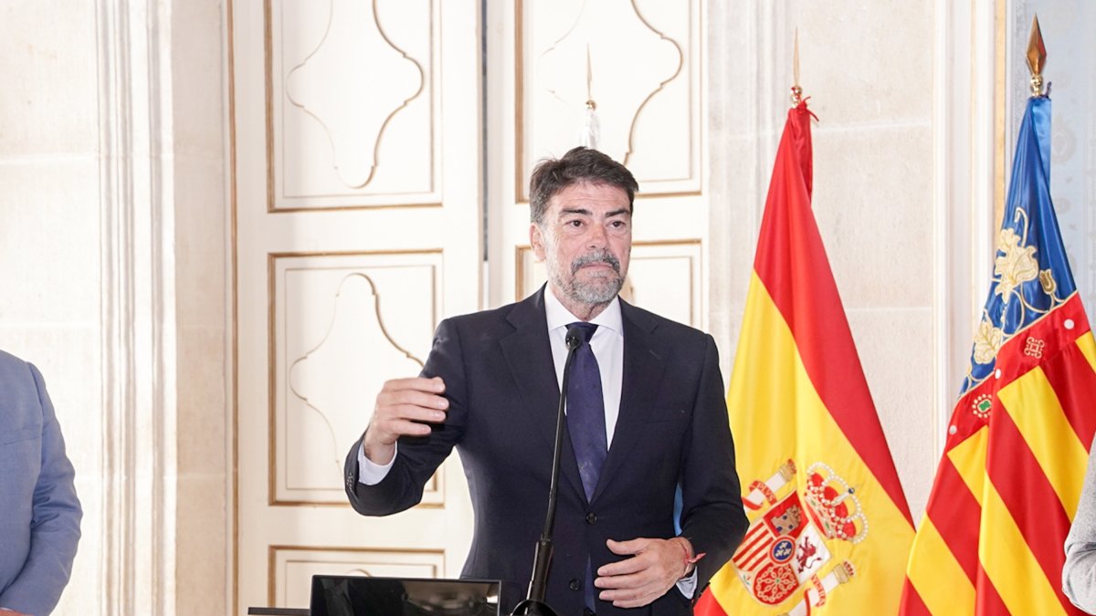 El alcalde de Alicante, Luis Barcala, en imagen de archivo.