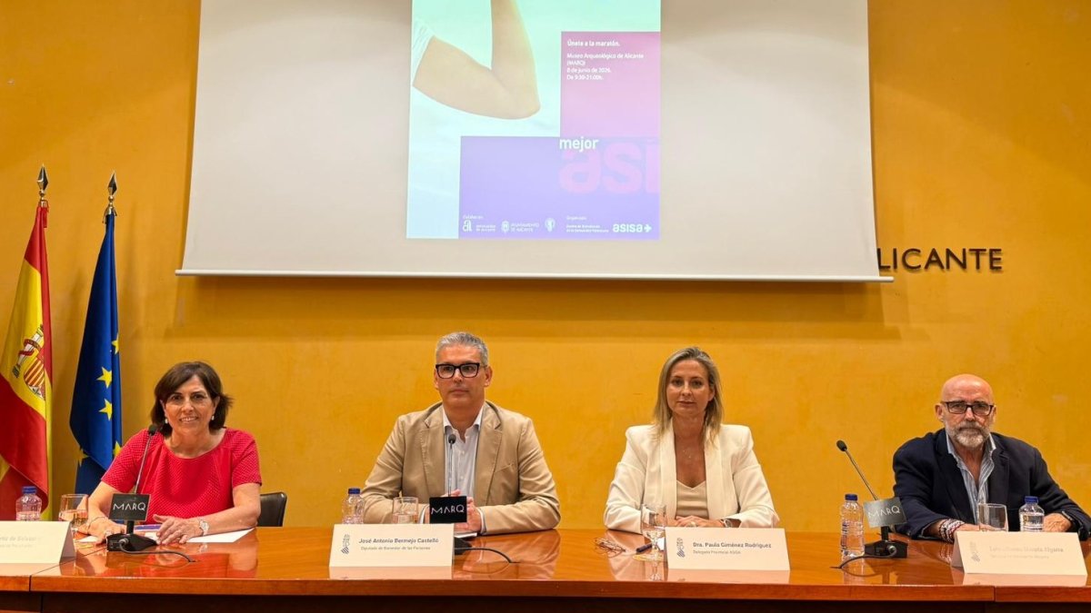 Acto de presentacion de la Maraton de Donacion de Sangre en el MARQ.