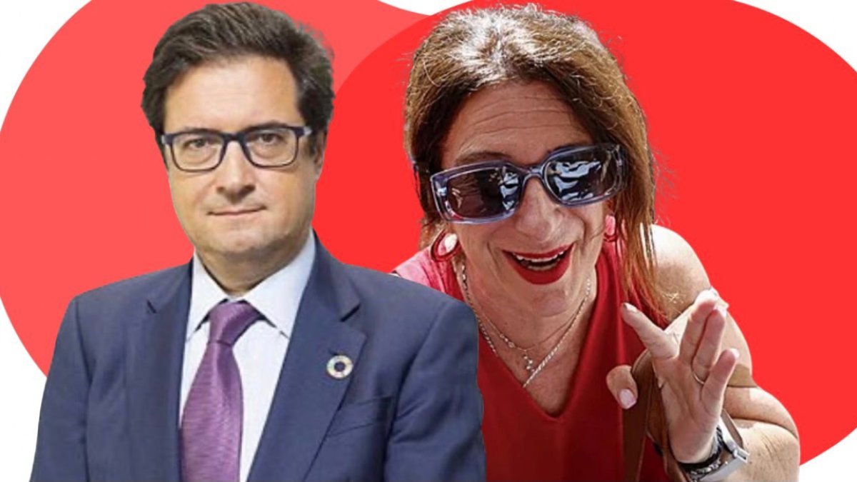 Óscar López y Leire Diez