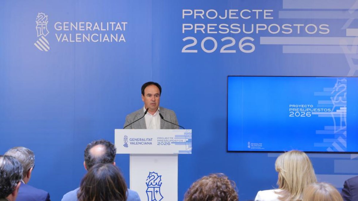 El presidente de la Generalitat Valenciana, Juanfran Pérez Llorca