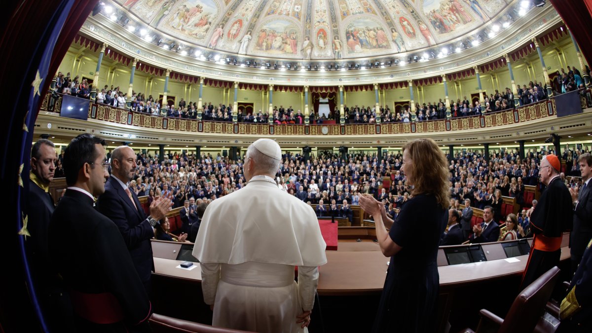 El Papa León XIV en el Congreso