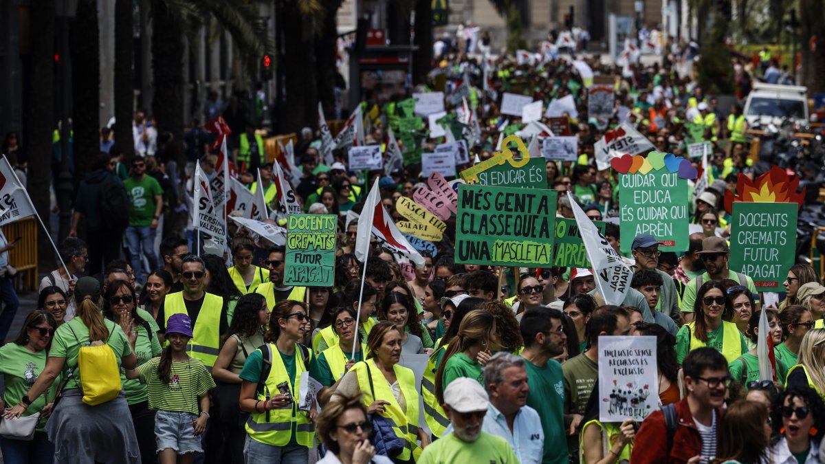 Manifestación profesores