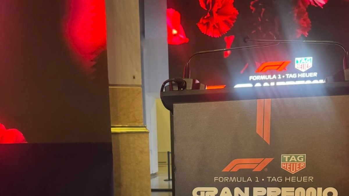 Presentación del Trofeo del Gran premio de España de Formula 1