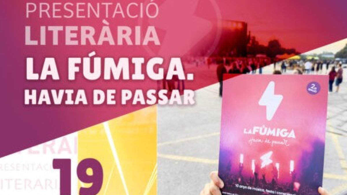 Cartel de la presentación literaria de