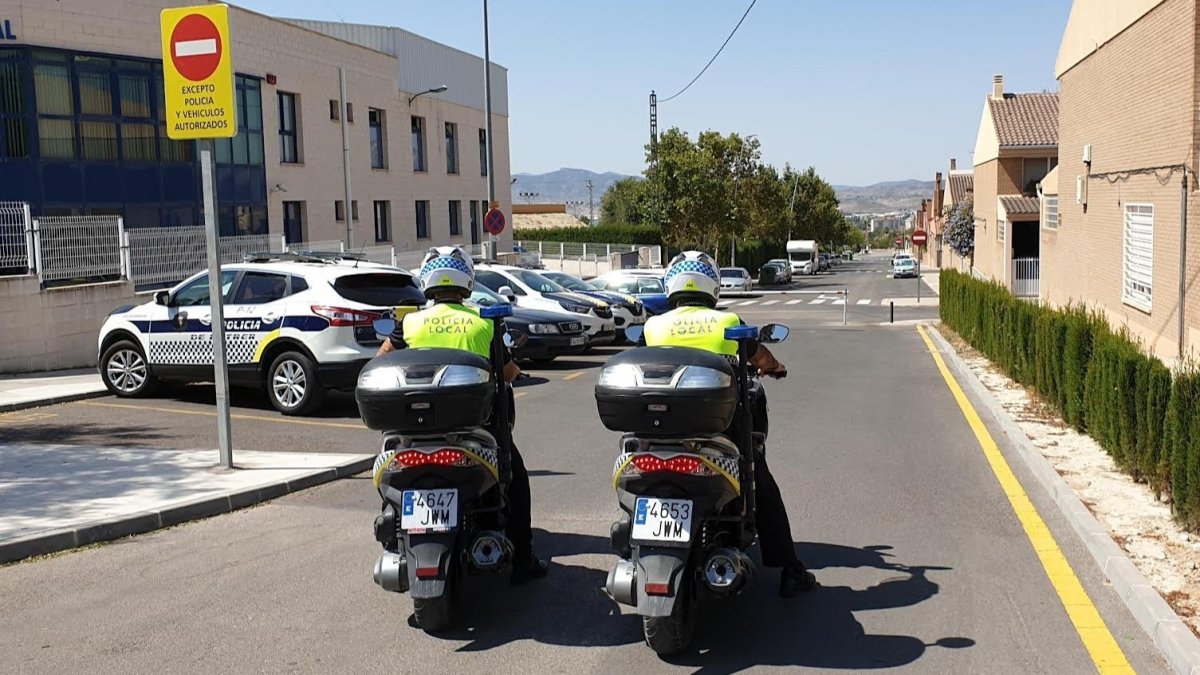 Agentes de la Policía Local, en una imagen de archivo.
