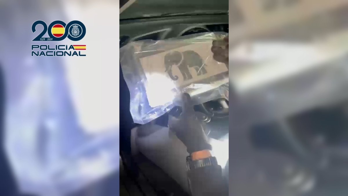 Imagen del operativo policial.