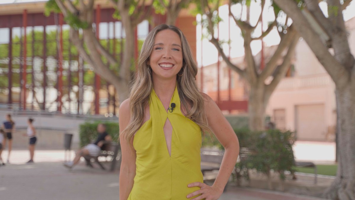 Berta Báidez, en las fiestas patronales de Catral.
