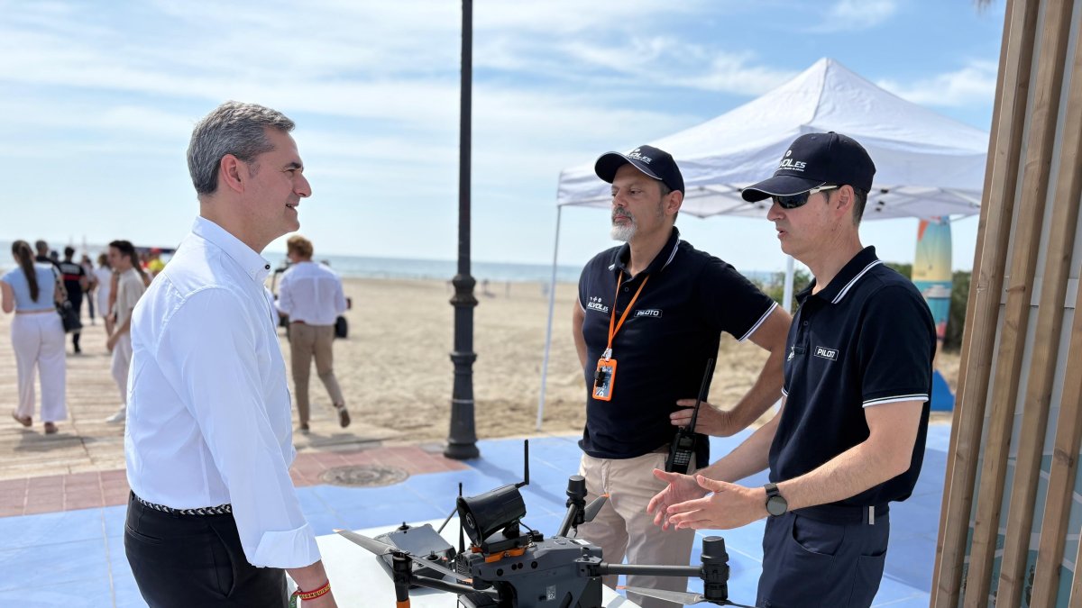 El Ayuntamiento de Castellón de la Plana ha activado el nuevo dron de socorrismo