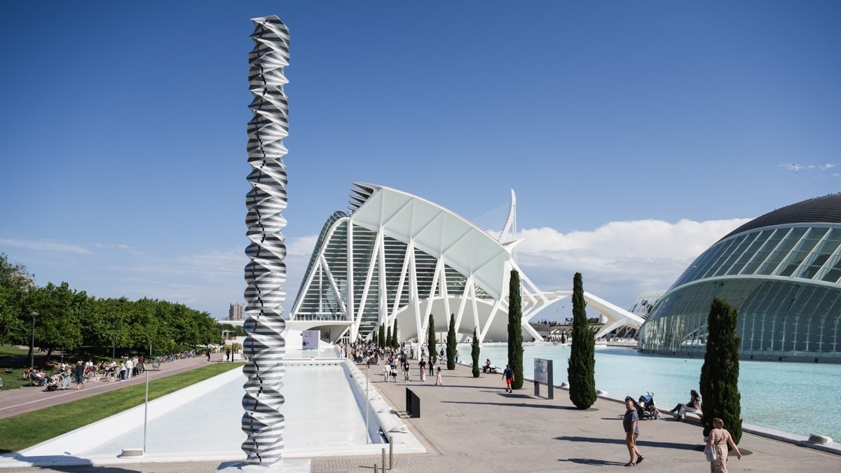 Ciudad de las Artes y las Ciencias de Valencia, uno de los lugares que más turistas atrae.