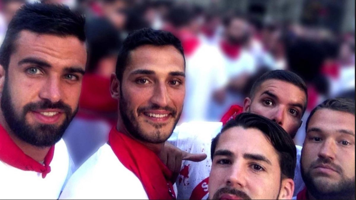 Los miembros de 'La Manada'.