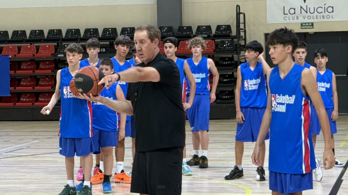 Bryan Gates, en el campus NBA Basketball School Summer Camp de La Nucía.