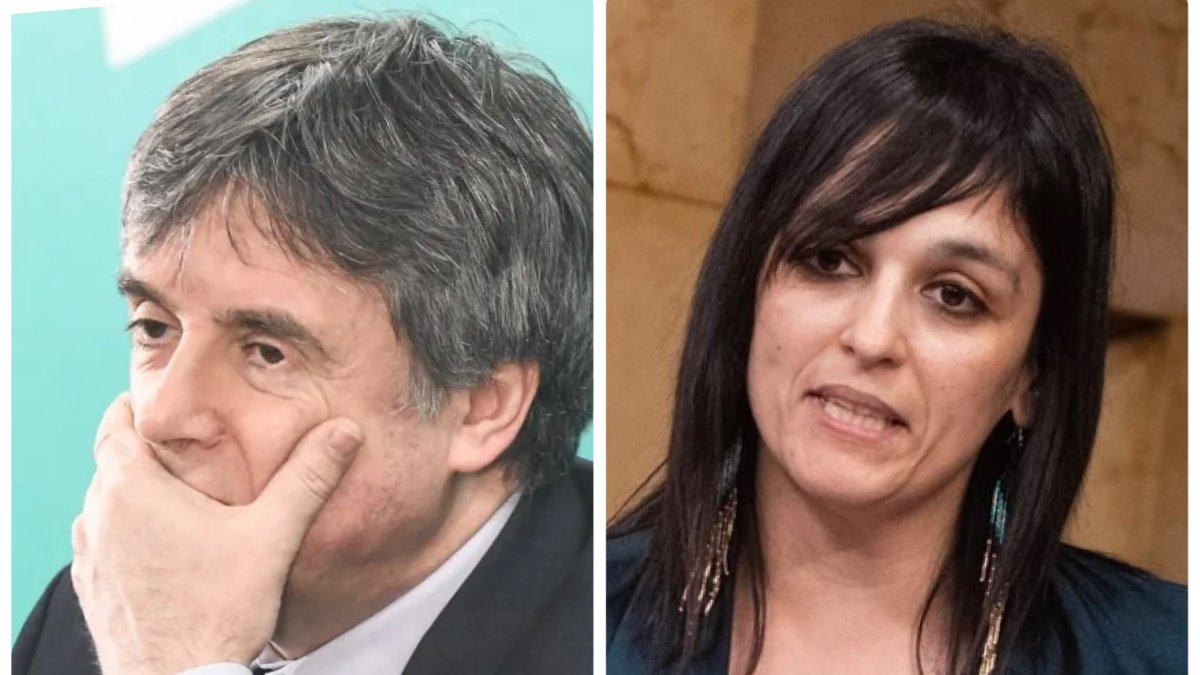 Carles Puigdemont y Sílvia Orriols