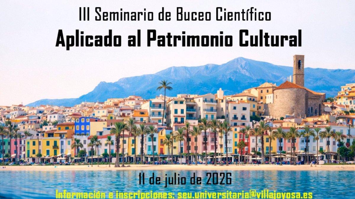 Vista parcial del cartel anunciador del seminario.