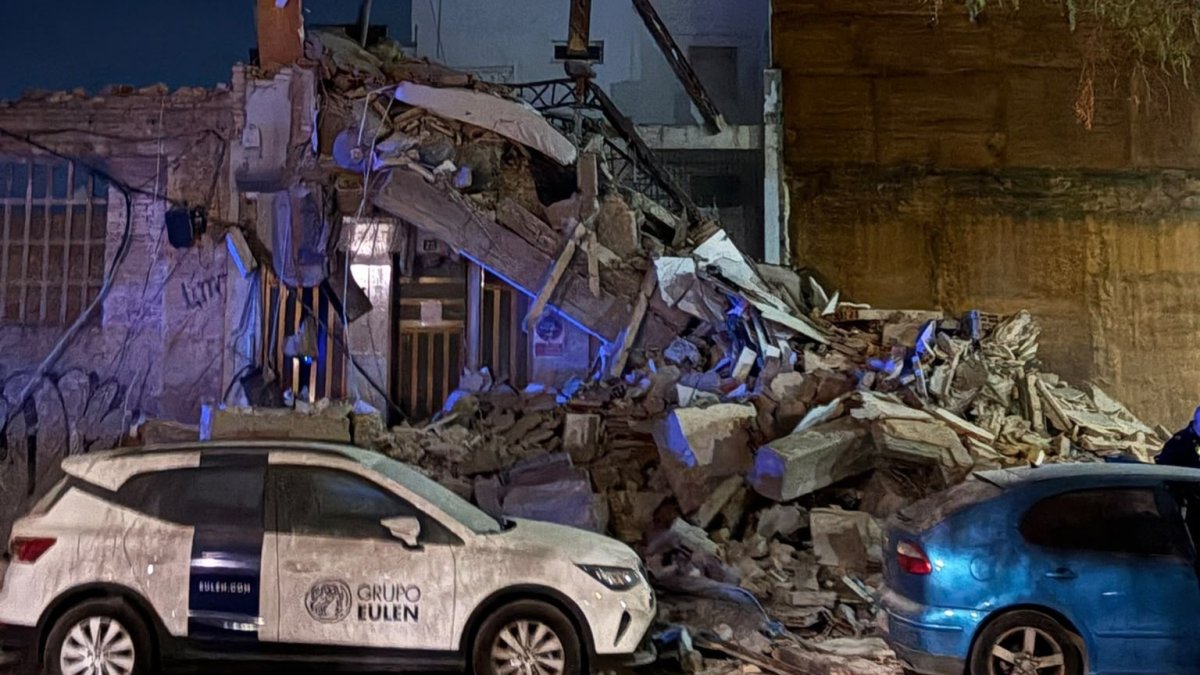 Derrumbe edificio