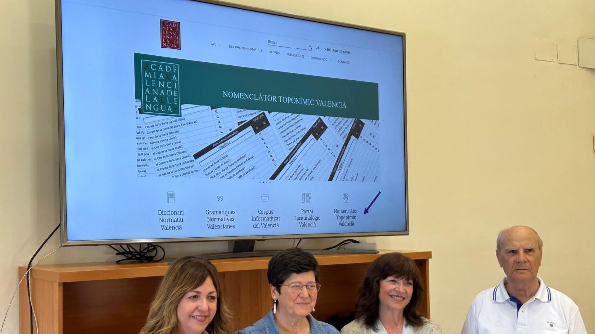 (Foto de ARCHIVO)
La AVL lanza el Nomenclàtor Toponímic Valencià con más 125.000 topónimos georreferenciados