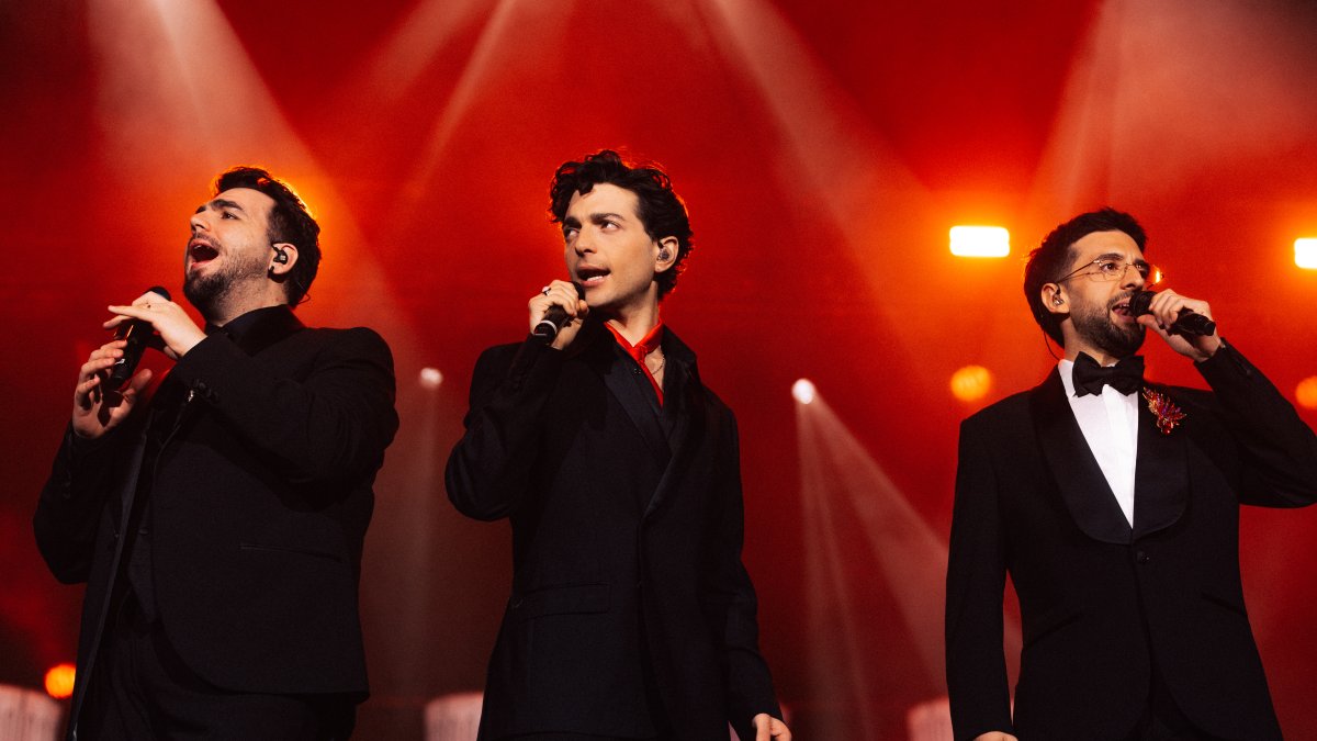 El grupo Il Volo en concierto