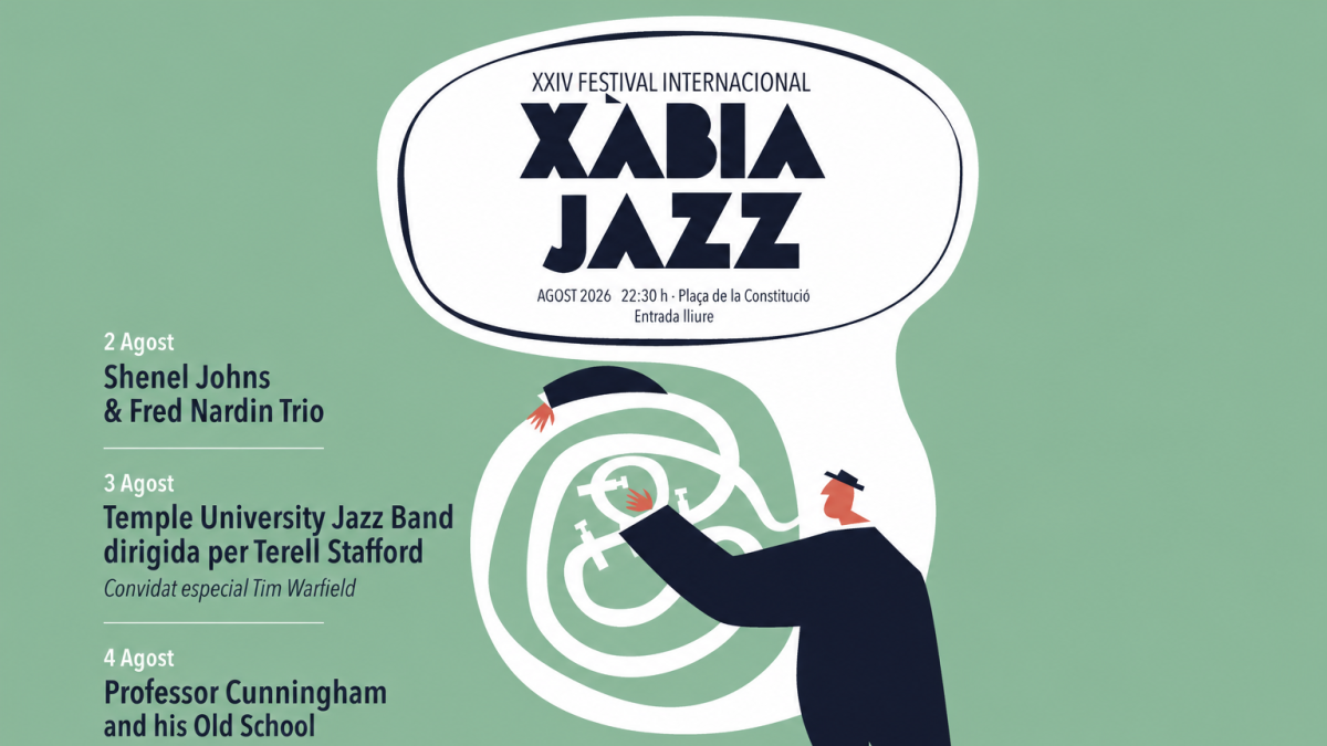 Imagen del cartel de la 24 edición del Xabia Jazz.