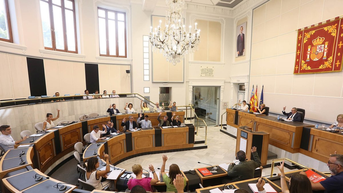 Pleno extraordinario de la Diputación 