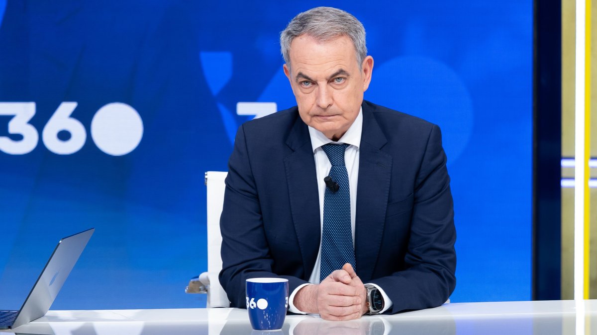 Zapatero durante la entrevista en el programa 'Mañaneros'