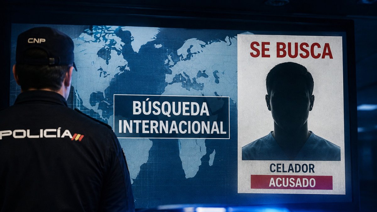 La Policía mantiene la búsqueda internacional del celador acusado de violación.