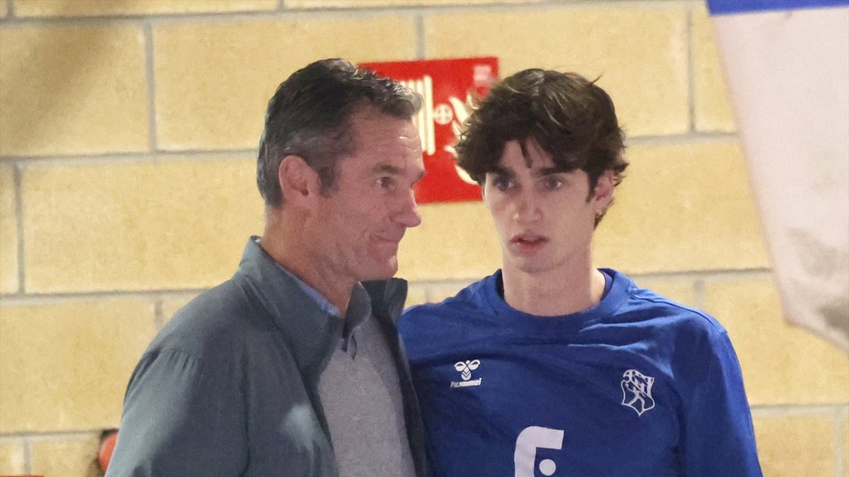 Iñaki Urdangarin junto a su hijo, Pablo.
