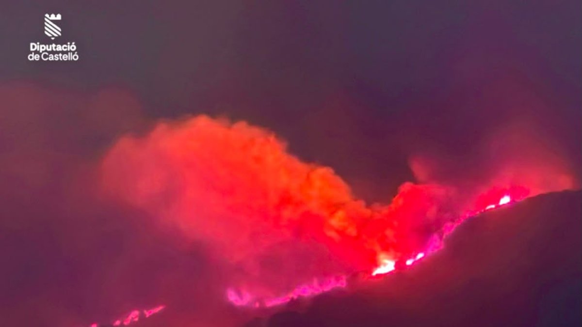 Incendio de la Sierra Engarcerán