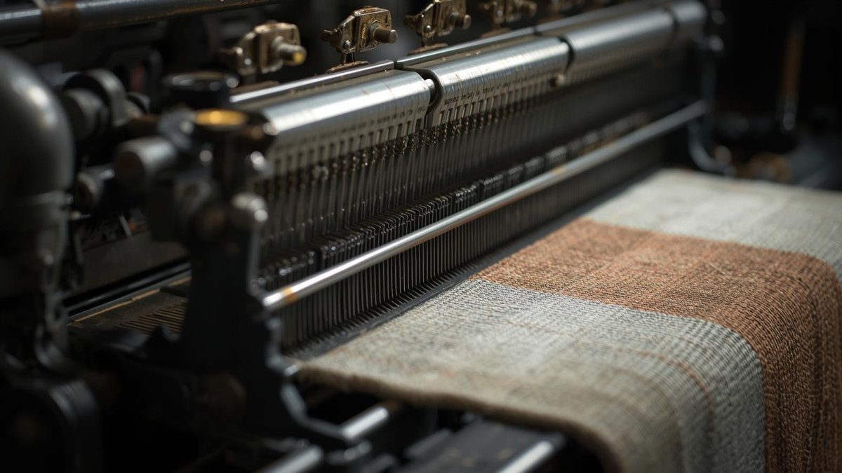 Proceso de producción en una pyme del sector textil, en imagen de archivo.