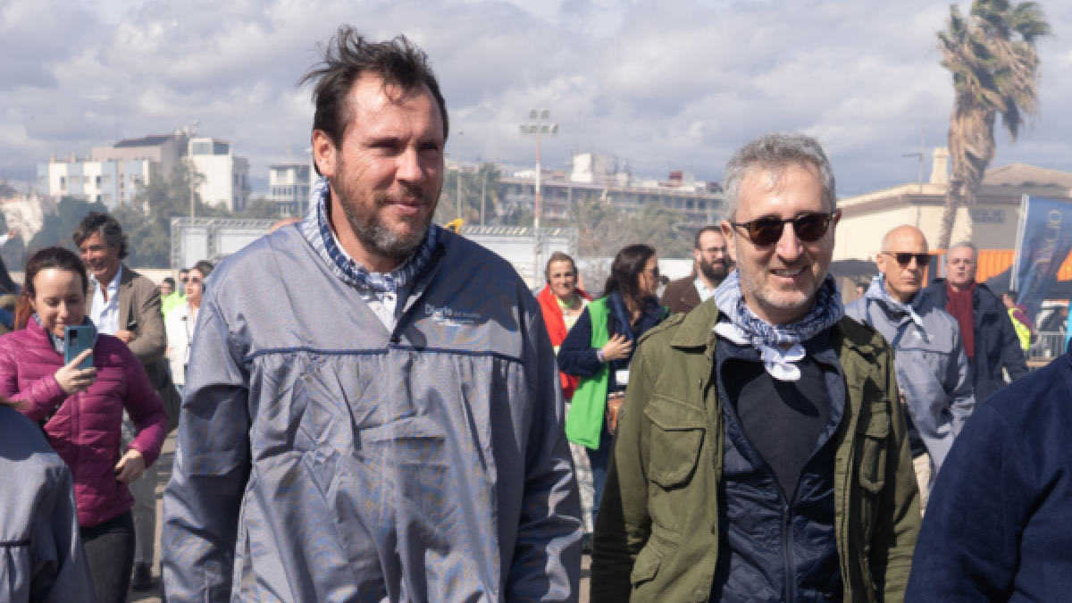 Óscar Puente junto Arcadi España (Archivo)