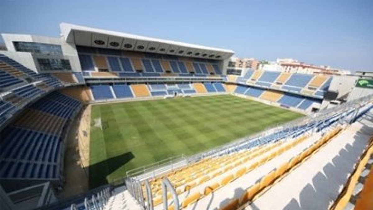 El Nuevo Mirandilla, estadio del Cádiz CF.