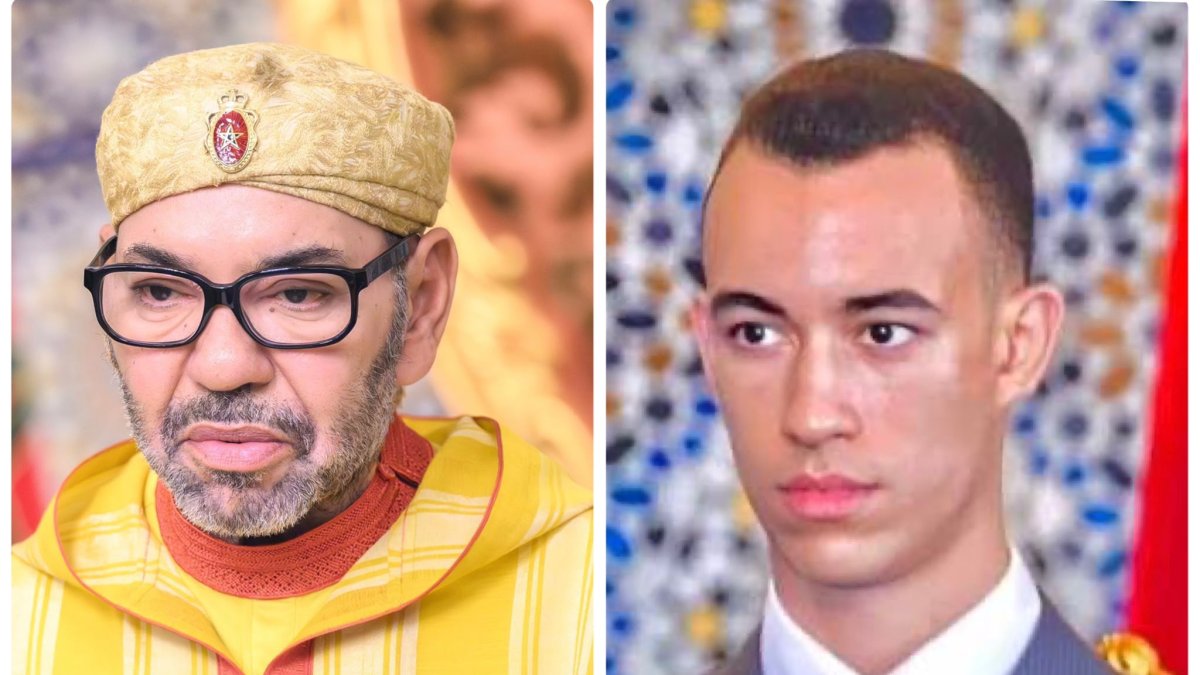 El rey de Marruecos, Mohamed VI, y el príncipe heredero, Mulay Hasán