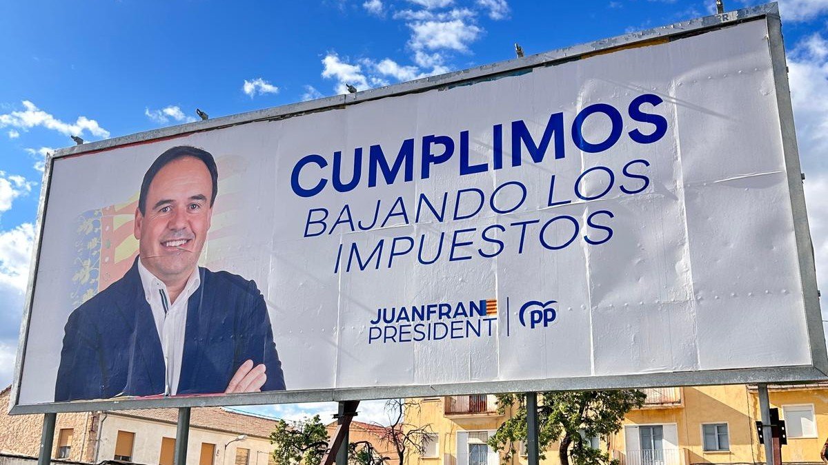 Campaña de vallas del presidente Juanfran Pérez Llorca