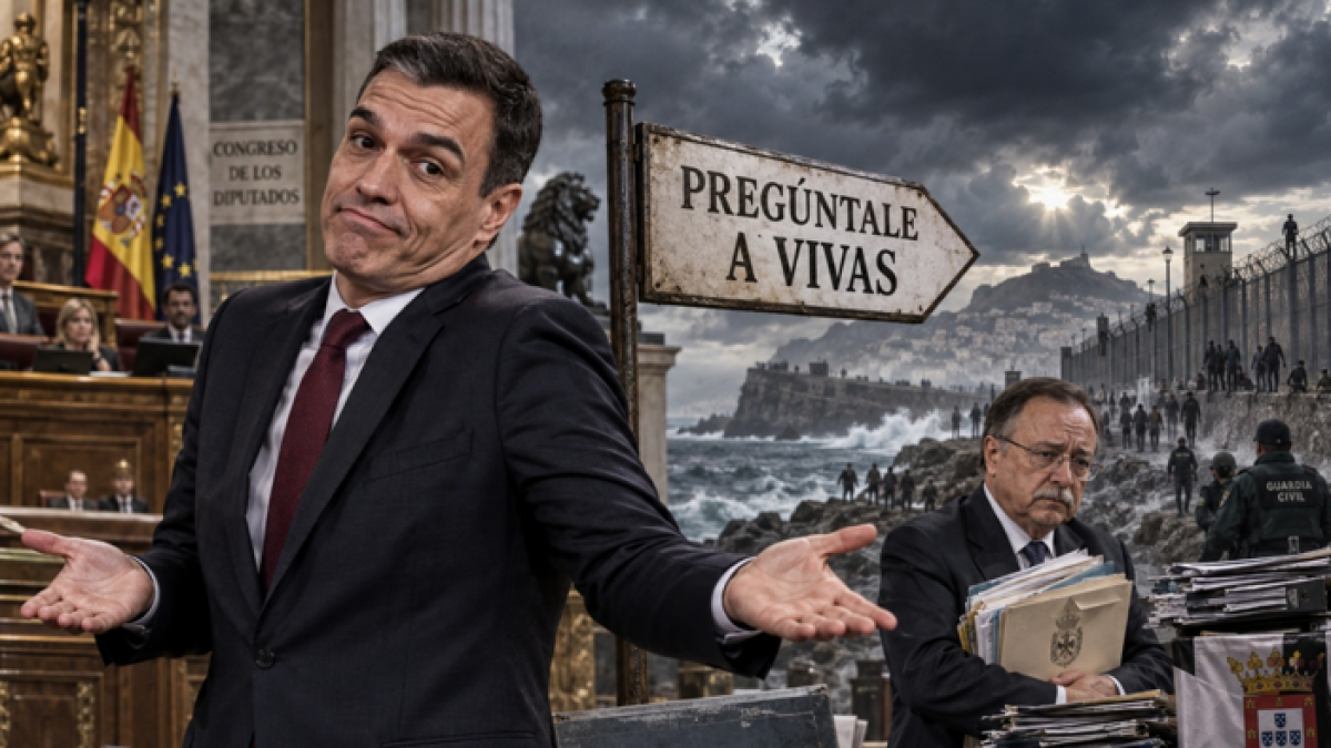 El Gobierno declaró la crisis de Ceuta de interés para la Seguridad Nacional, pero Sánchez remite ahora a Vivas cuando le preguntan por sus consecuencias.