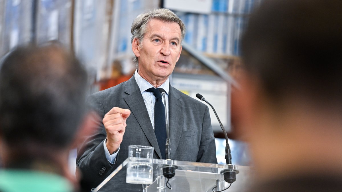 El presidente del Partido Popular, Alberto Núñez Feijóo.