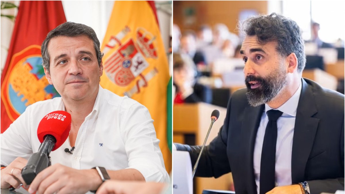 El alcalde de Córdoba, José María Bellido (PP-A), y el diputado del PSOE, Alberto Mayoral De Lamo