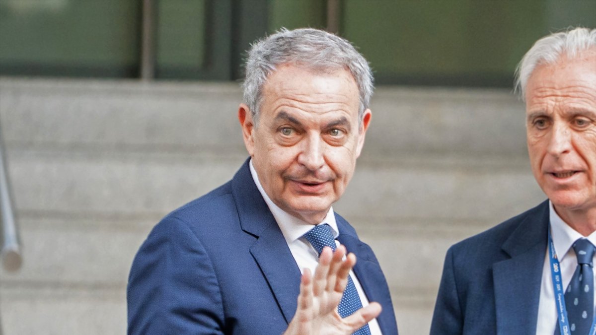 Zapatero, en la Audiencia Nacional por el 'caso Plus Ultra'.