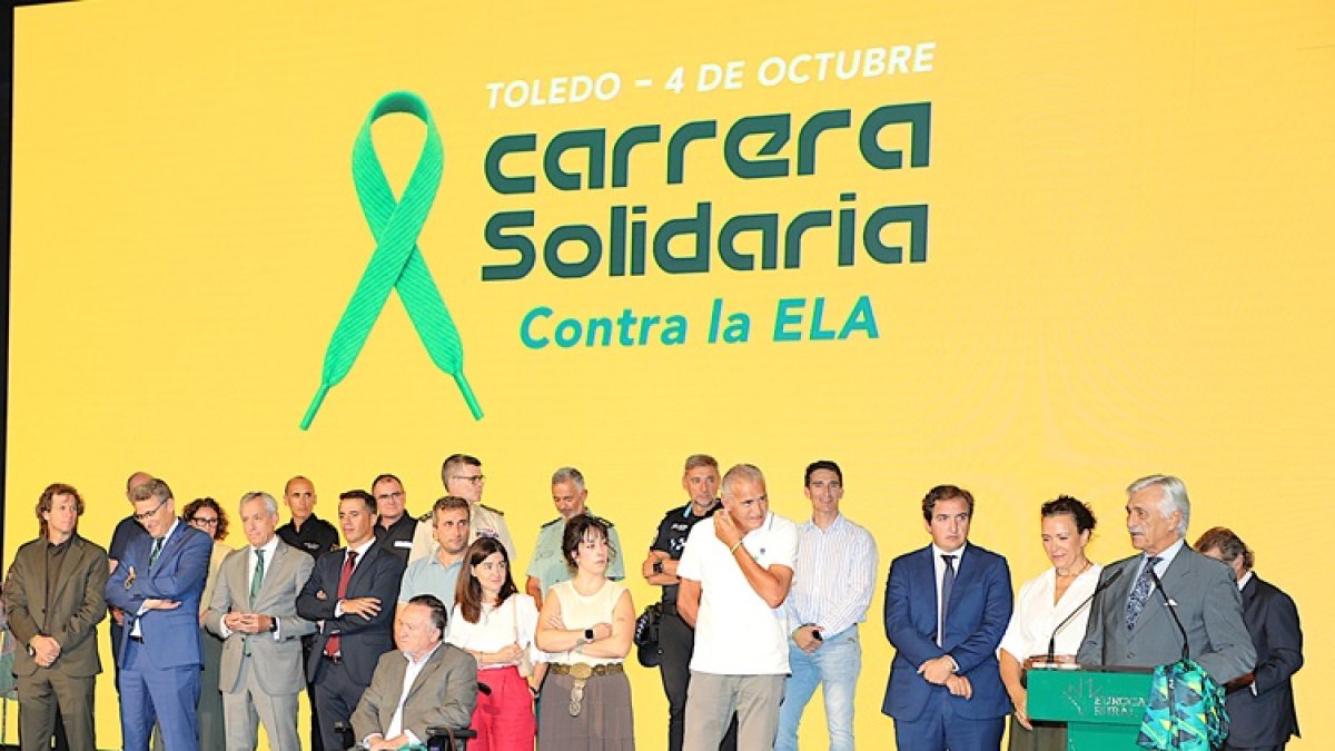 Presentación de la Carrera Solidaria contra la ELA de Eurocaja Rural