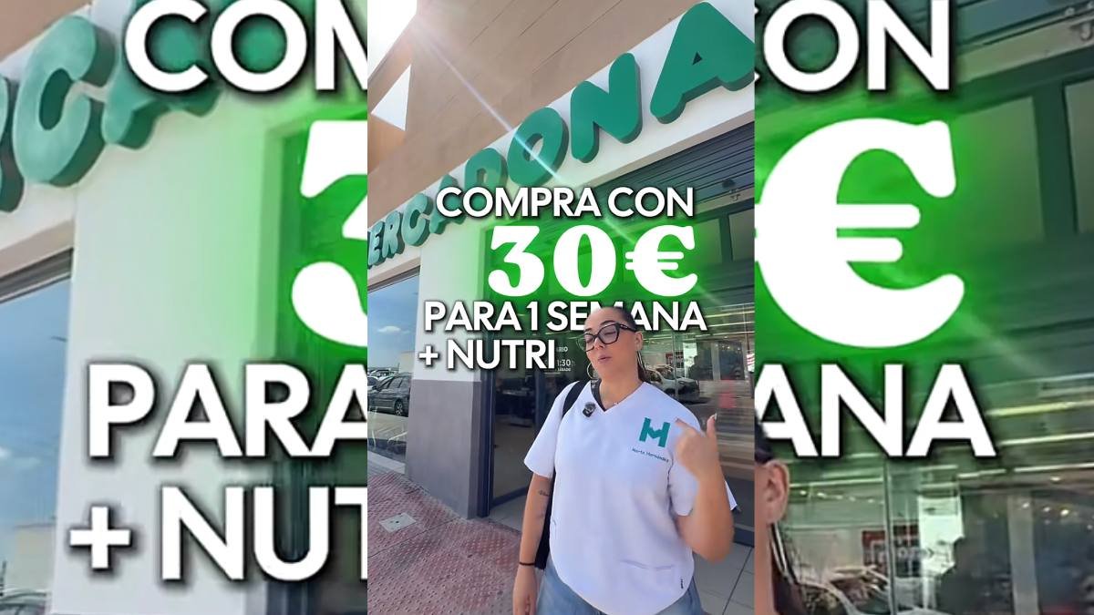 Marta Hernández propone una compra para dos personas durante una semana con un presupuesto de 30 euros y explica qué alimentos escoge para completar la cesta.