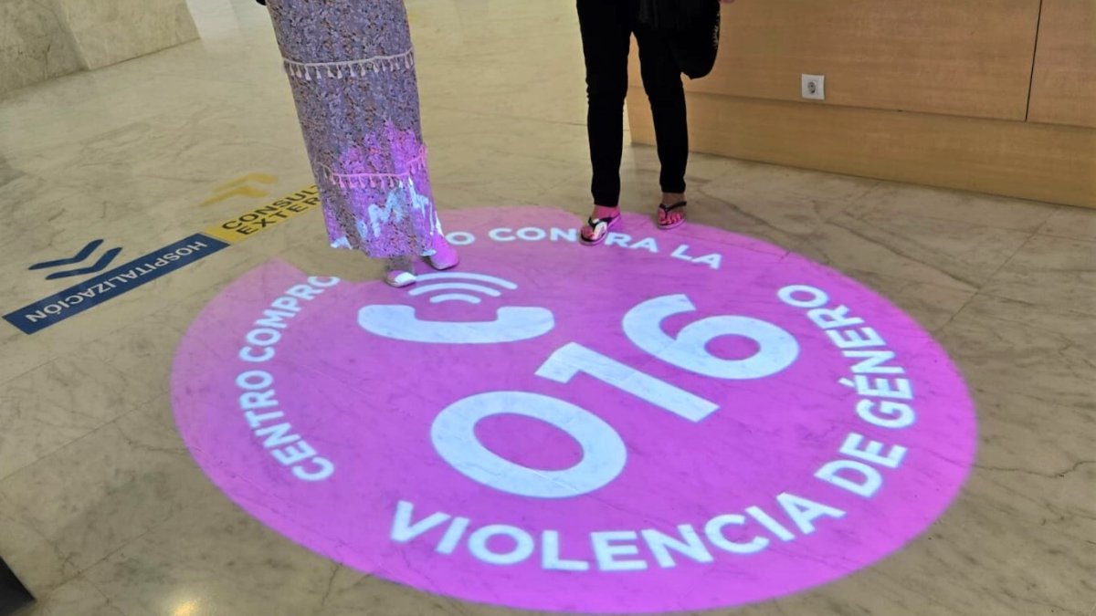 Imagen campaña contra viiolencia de género.