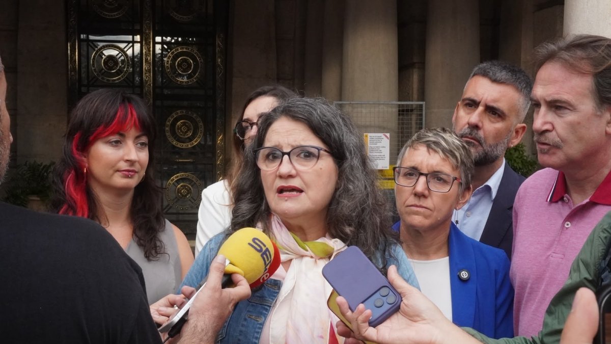 La candidata de Compromís a la Alcaldía de Valencia, Mónica Oltra