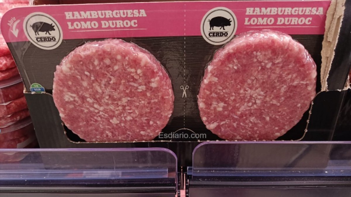 Hamburgesas de lomo Duroc - Mercadona