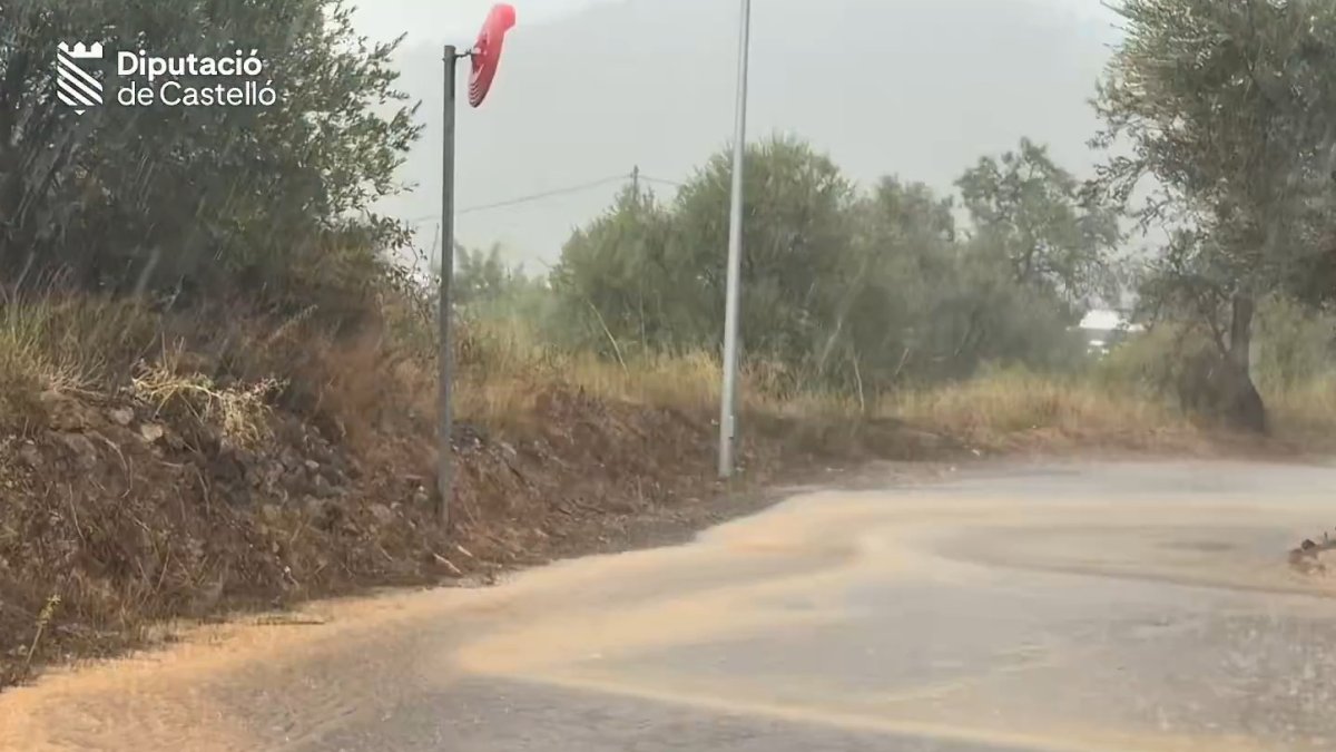 (Archivo) Imagen de lluvias en Castellón