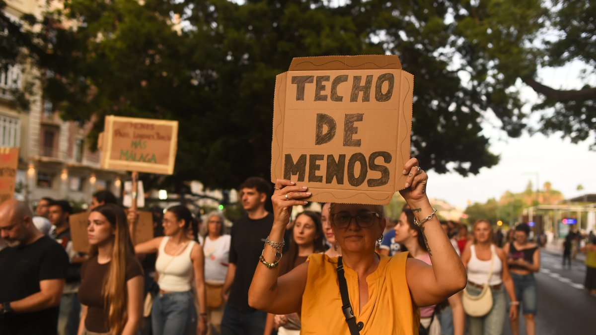 Imágenes de la manifestación en Málaga por la vivienda.
A 3 de octubre de 2026, en Málaga