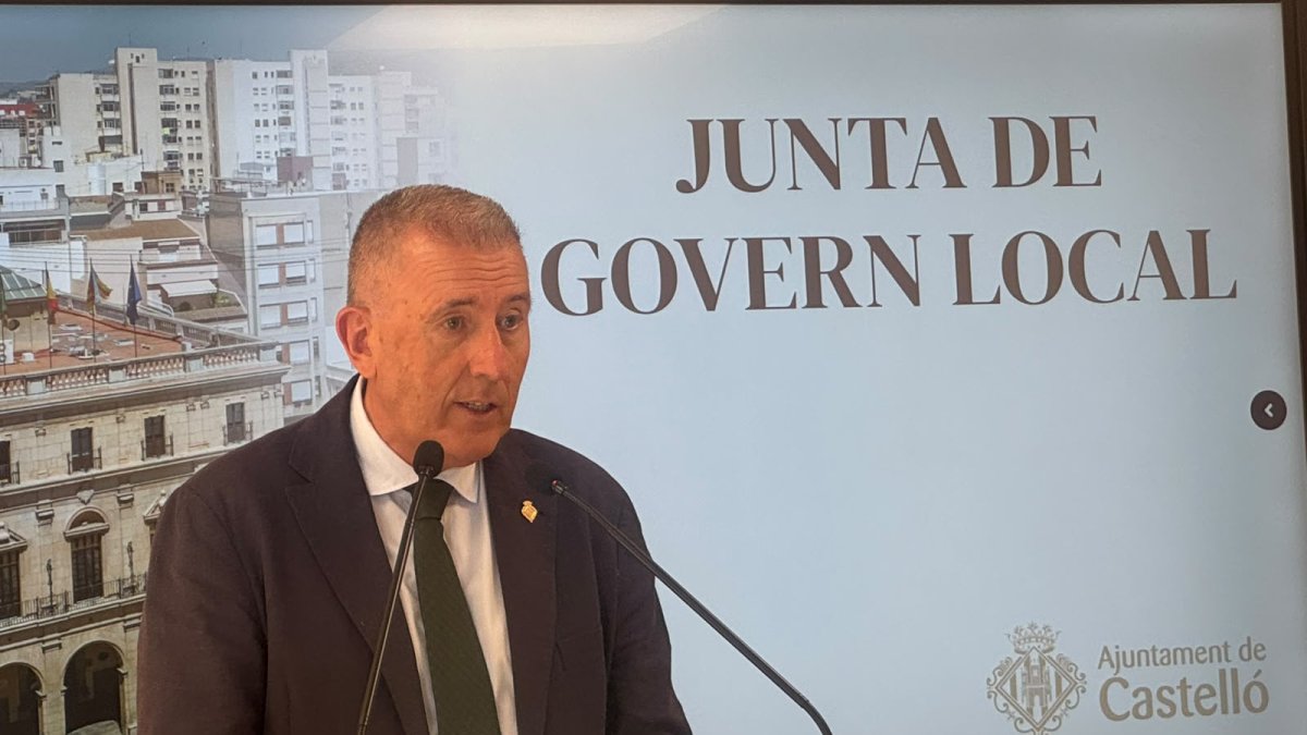 Vicente Sales, portavoz del gobierno local