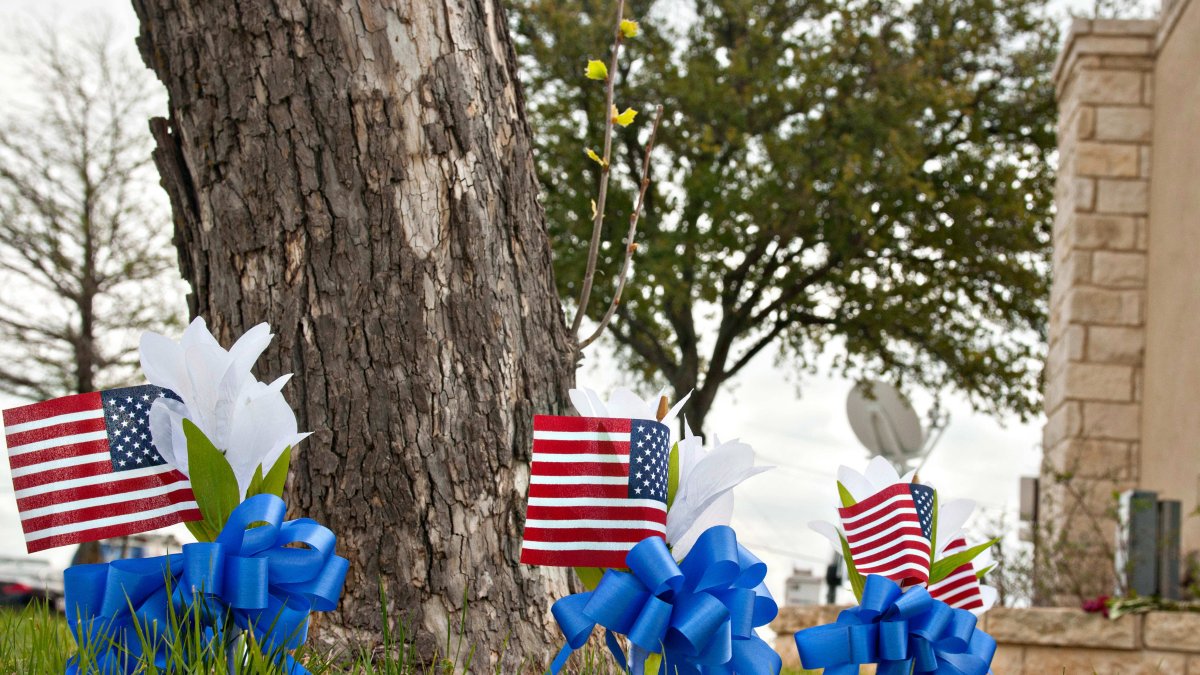 Homenaje a las víctimas del ataque a Fort Hood, Texas.