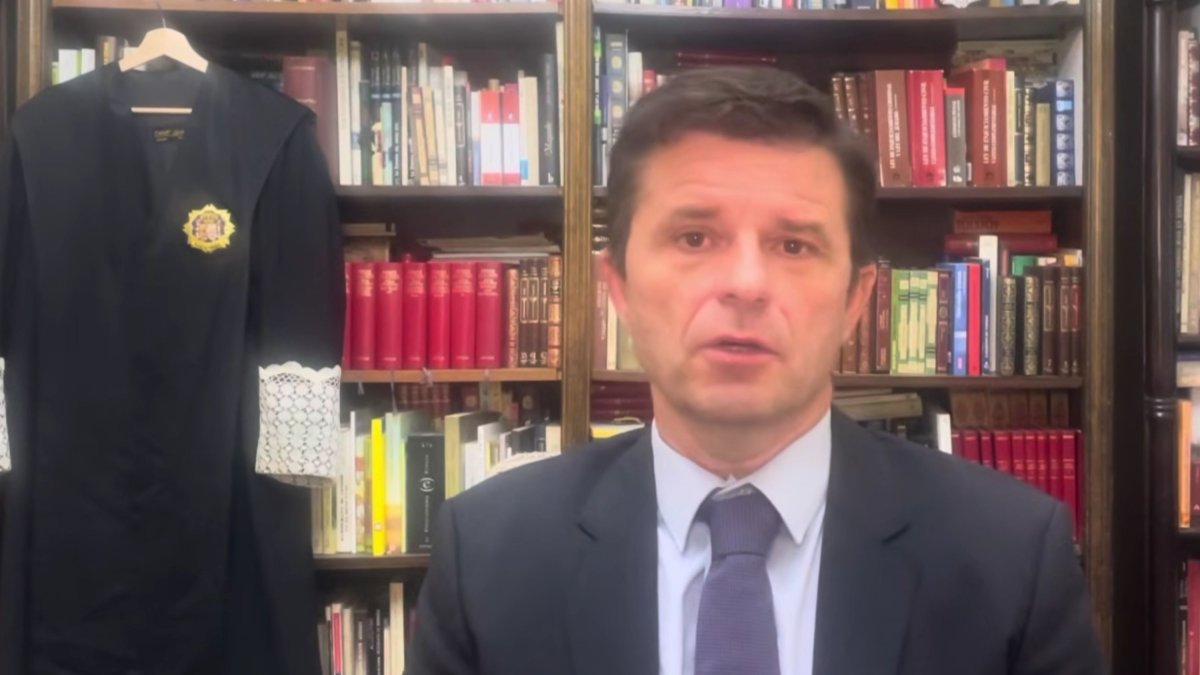 El exjuez Luis José Sáenz de Tejada en un vídeo de Youtube