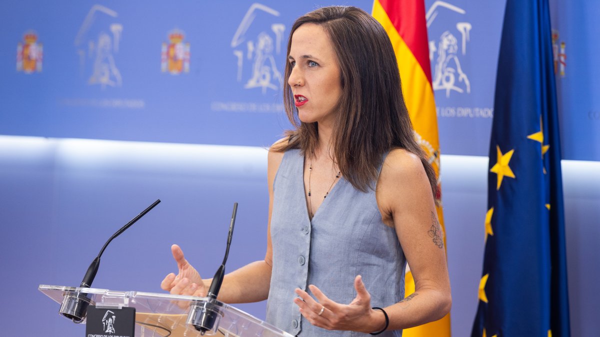 La secretaria general de Podemos, Ione Belarra